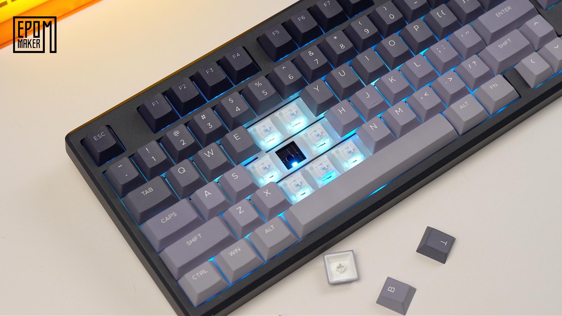 Amazon.com: EPOMAKER Galaxy100 Lite QMK/VIA Gaming Keyboard with
